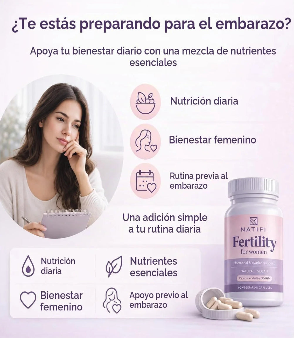Natifi Concepción Fertilidad Vitaminas Prenatales Regulan Ciclos